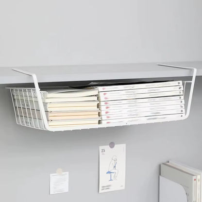 Suitable for Kitchen Bathroom Storage Hanging Basket Multifunctional Storage Rack Hanging Basket Bedroom Wardrobe Storage Basket